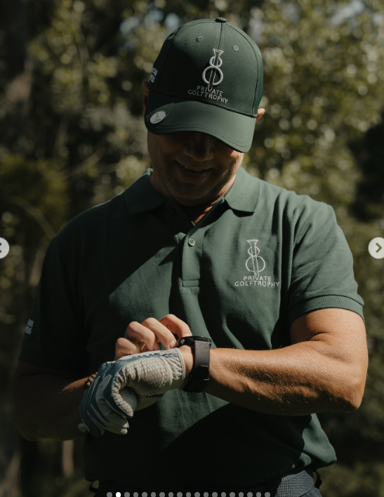 Custom branded tour polo & cap set by REVEL